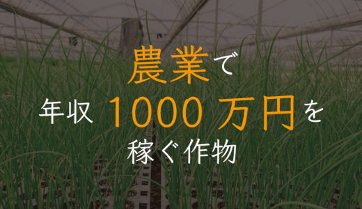 農業で “年収1000万円” を得るための作物選び。有料note
