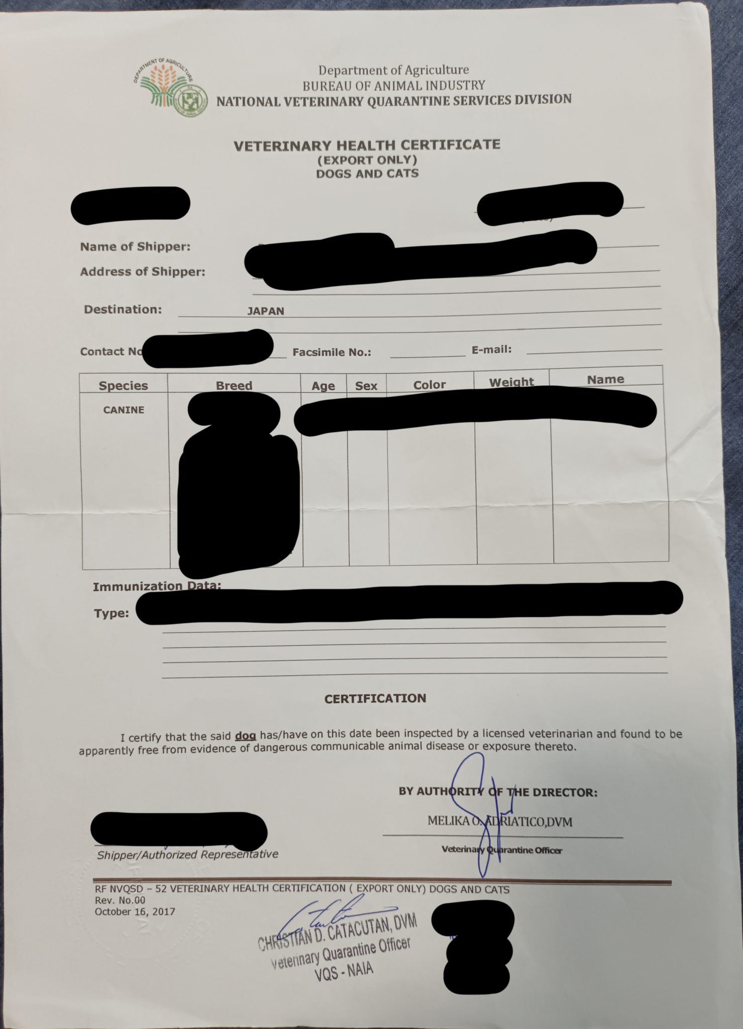 2023年保存版｜フィリピンから日本へペットを連れて帰る手順 BARNIE WORKS｜バーニーワークス